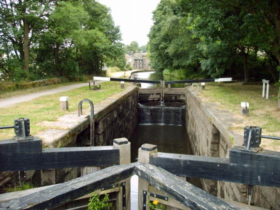 Canal Locks Rochdale Canal Luddendenfoot
